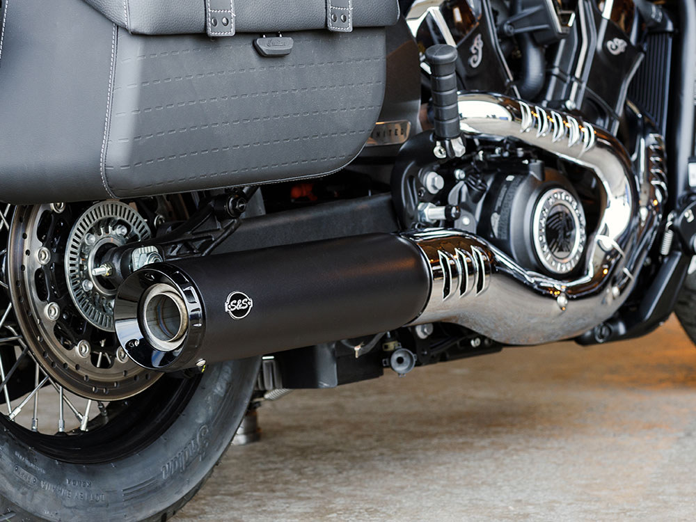 Muffler; Indian Scout%2725up Blk