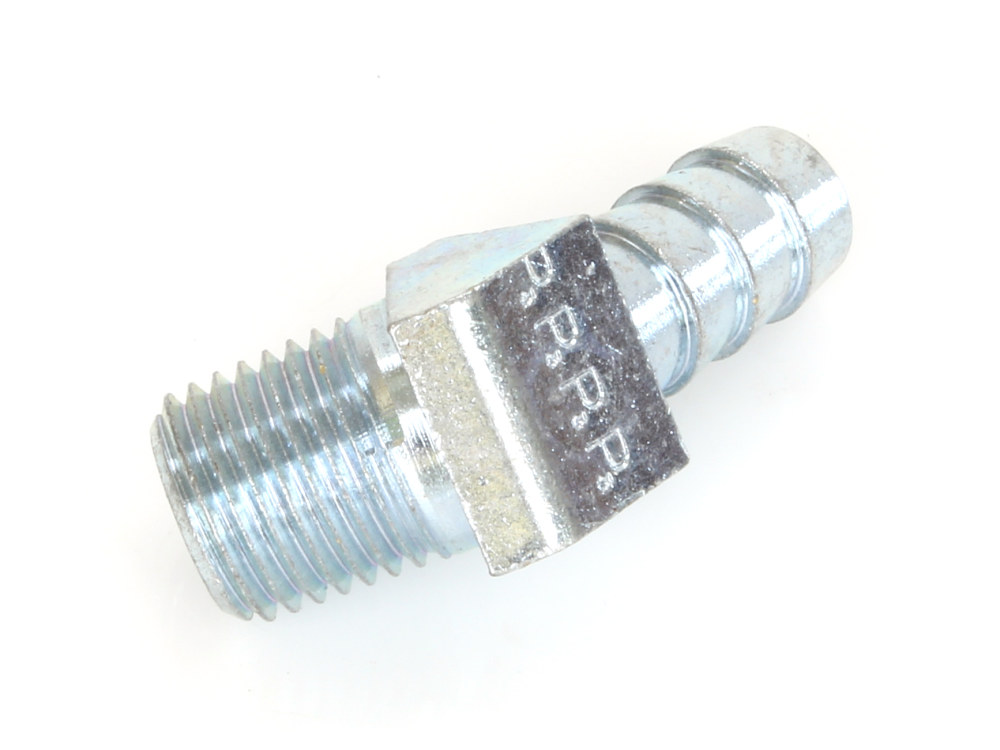 S&S 45 Degree Crankcase Breather Fitting. Fits S&S or OEM Crankcases