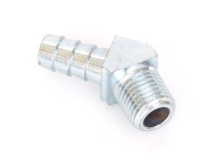 S&S 45 Degree Crankcase Breather Fitting. Fits S&S or OEM Crankcases S&S 45 Degree Crankcase Breather Fitting. Fits S&S or OEM Crankcases