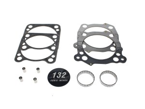 S&S Top End Gasket Kit. Fits Milwaukee-Eight 2017up with 4.320in. Bore & 132ci Cam Cover Badge S&S Top End Gasket Kit. Fits Milwaukee-Eight 2017up with 4.320in. Bore & 132ci Cam Cover Badge