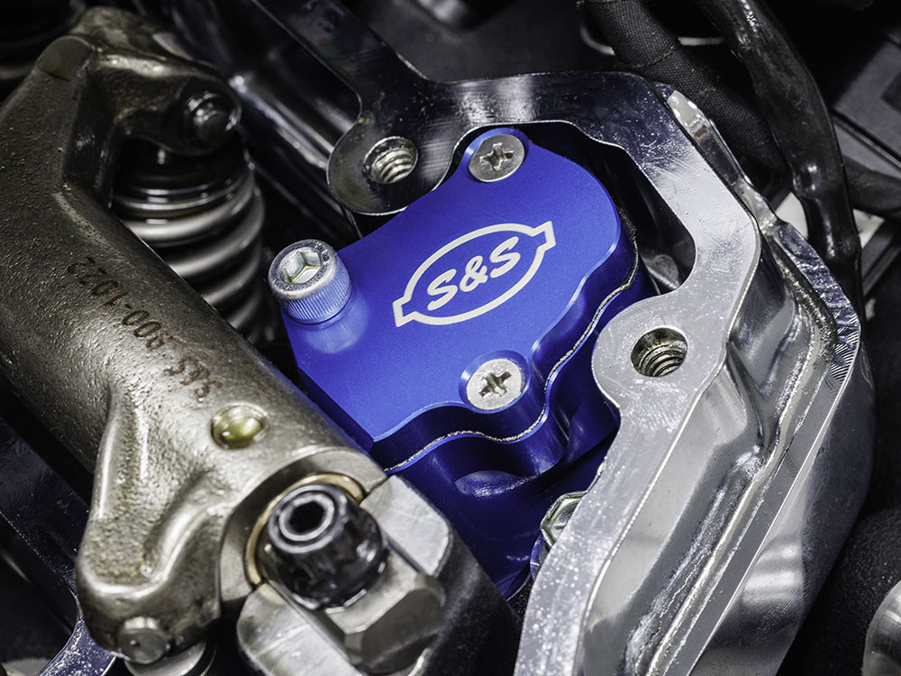 S&S Rocker Box / Cylinder Head Breathers. Fits Touring 2017-2024 & Softail 2018-2024