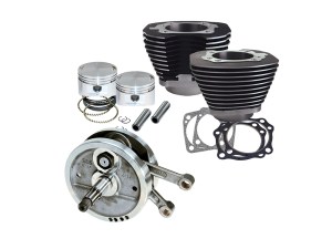S&S 96in. Sidewinder Big Bore Stroker Kit – Black. Fits Big Twin 1984-1999 S&S 96in. Sidewinder Big Bore Stroker Kit – Black. Fits Big Twin 1984-1999