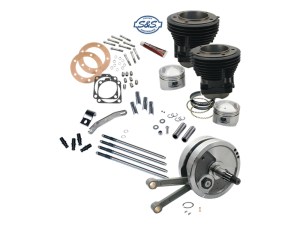 S&S 93in. Sidewinder Big Bore Stroker Kit – Gloss Black. Fits Big Twin Shovel 1970-1984 S&S 93in. Sidewinder Big Bore Stroker Kit – Gloss Black. Fits Big Twin Shovel 1970-1984