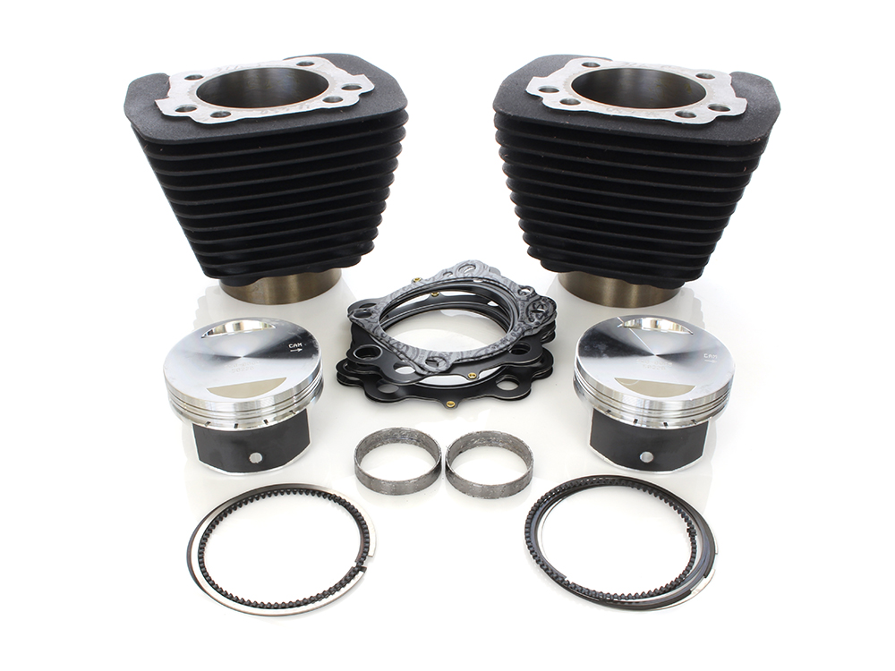 S&S 1250cc Big Bore Kit – Black. Fits Sportster 1986-2021