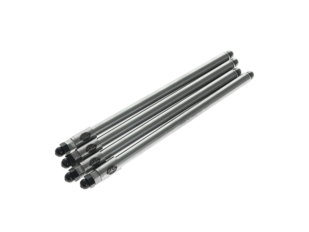 S&S Replacement Quickee Adjustable Pushrods, For S&S Pushrod Kits That Include Covers. Fits Milwaukee-Eight 2017up.