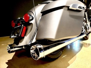 SUPERTRAPP EXHAUST 4in. Slip-On Mufflers – Chrome with Chrome End Caps. Fits Indian Big Twin 2014up with Hard Saddle Bags. SUPERTRAPP EXHAUST 4in. Slip-On Mufflers – Chrome with Chrome End Caps. Fits Indian Big Twin 2014up with Hard Saddle Bags.
