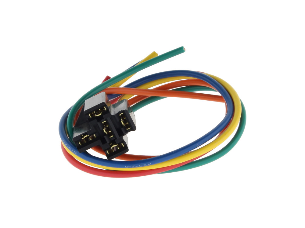 Standard Motorcycle Products Relay Socket with 5 Wire.