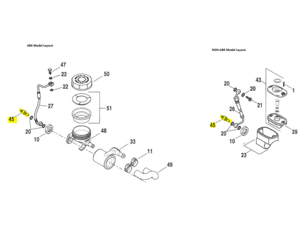 Standard Motorcycle Products Rear Brake Switch. Fits Dyna 2008-2017.