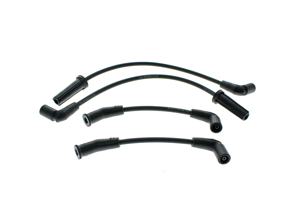 Standard Motorcycle Products Spark Plug Wire Set – Black. Fits Softail 2018up.