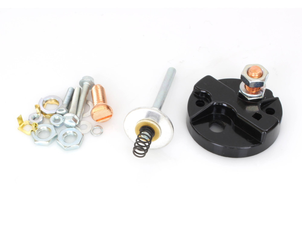 Standard Motorcycle Products Solenoid Rebuild Kit. Fits 4Spd Big Twin 1965-1988, Softail 1984-1988 & Sportster 1967-1980.