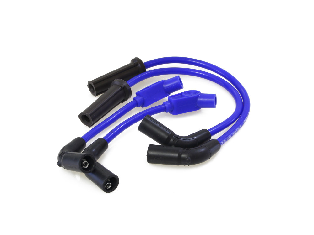 Taylor Cable Products 8mm Spark Plug Wire Set – Blue. Fits Softail 2018up.