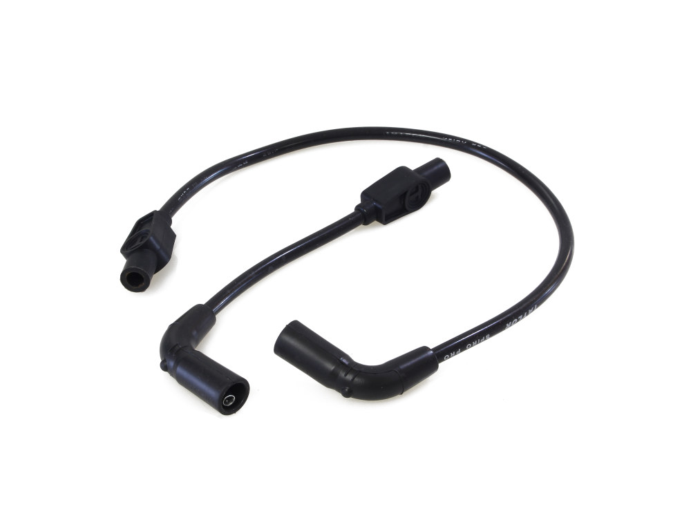 Taylor Cable Products 8mm Spark Plug Wire Set – Black. Fits Touring 1999-2008 with Carb and Sportster 2007-2021.