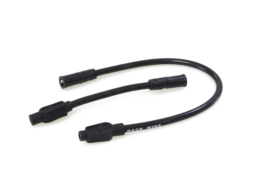 Taylor Cable Products 10.4mm Spark Plug Wire Set – Black. Fits Touring 1999-2008 with Carb and Sportster 2007-2021.