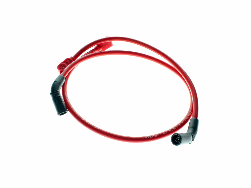 Taylor Cable Products 10.4mm Spark Plug Wire Set – Red. Fits Touring 2009-2016.