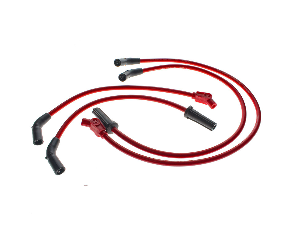 Taylor Cable Products 10.4mm Spark Plug Wire Set – Red. Fits Touring 2017up.