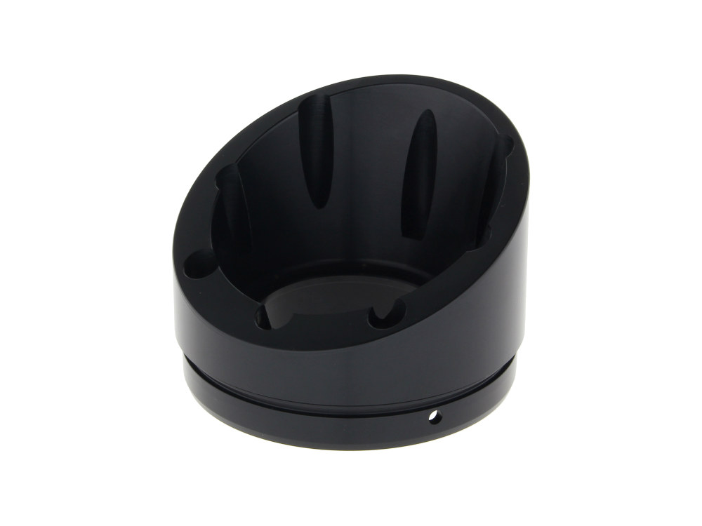 TWO BROTHERS RACING EXHAUST Black Turnout End Cap with Blind Rivets