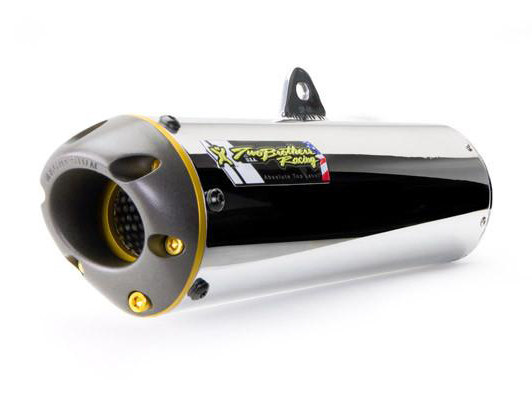 TWO BROTHERS RACING EXHAUST Kawasaki KLX110/L M6 Aluminium Full Exhaust System. Fits 2006up Models.