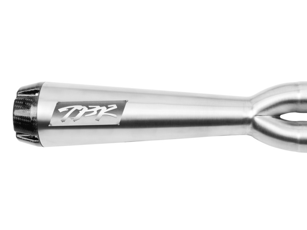 TWO BROTHERS RACING EXHAUST Comp-S 2-into-1 Exhaust – Stainless Steel with Carbon Fiber End Cap. Fits Dyna 2006-2017.
