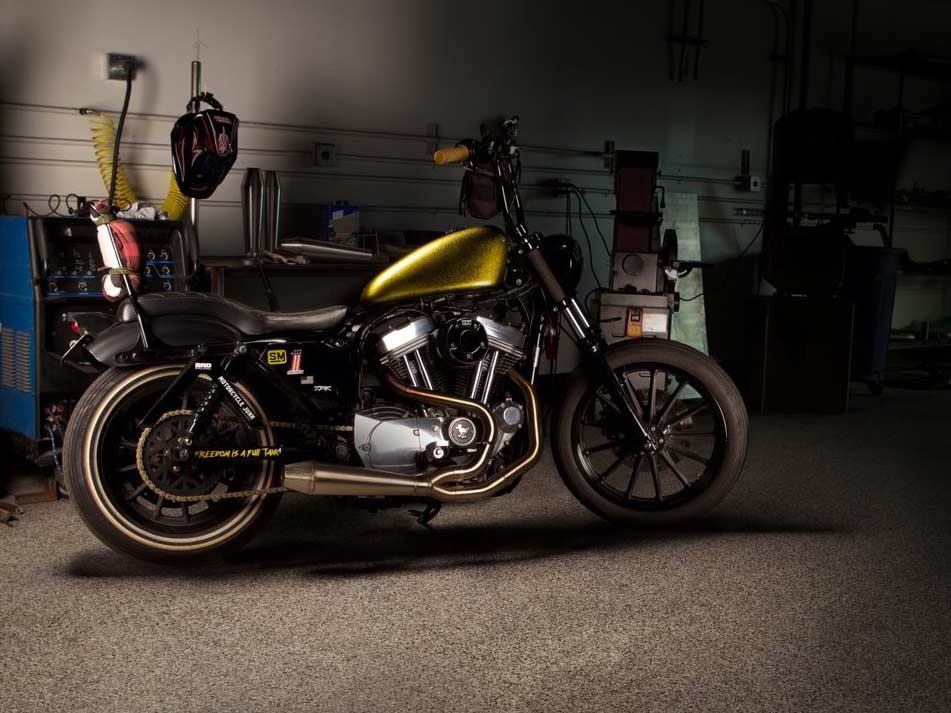 TWO BROTHERS RACING EXHAUST Megaphone Gen II 2-into-1 Exhaust – Stainless Steel. Fits Sportster 2014-2021