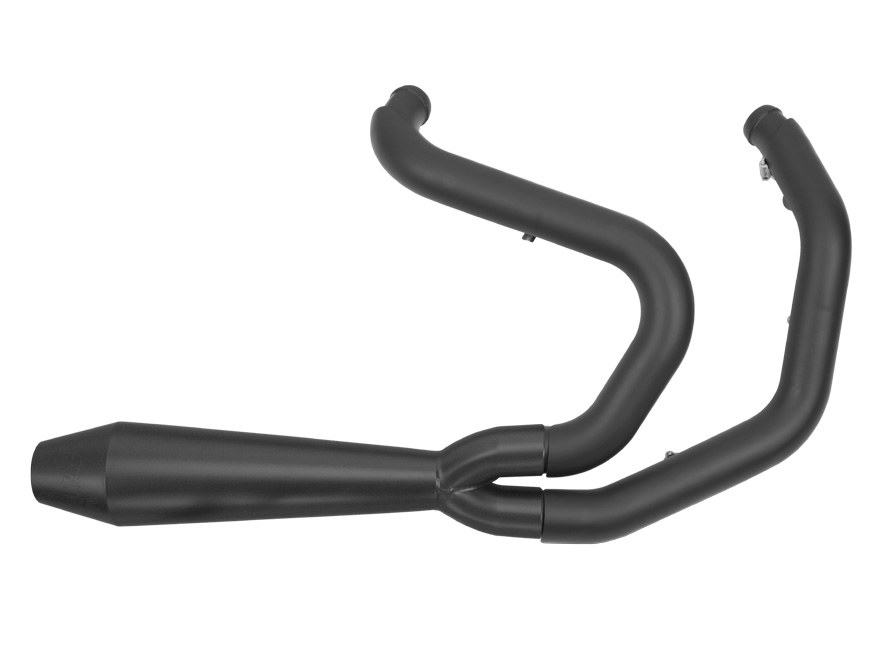 TWO BROTHERS RACING EXHAUST Megaphone Gen II 2-into-1 Exhaust – Black. Fits Sportster 2014-2021