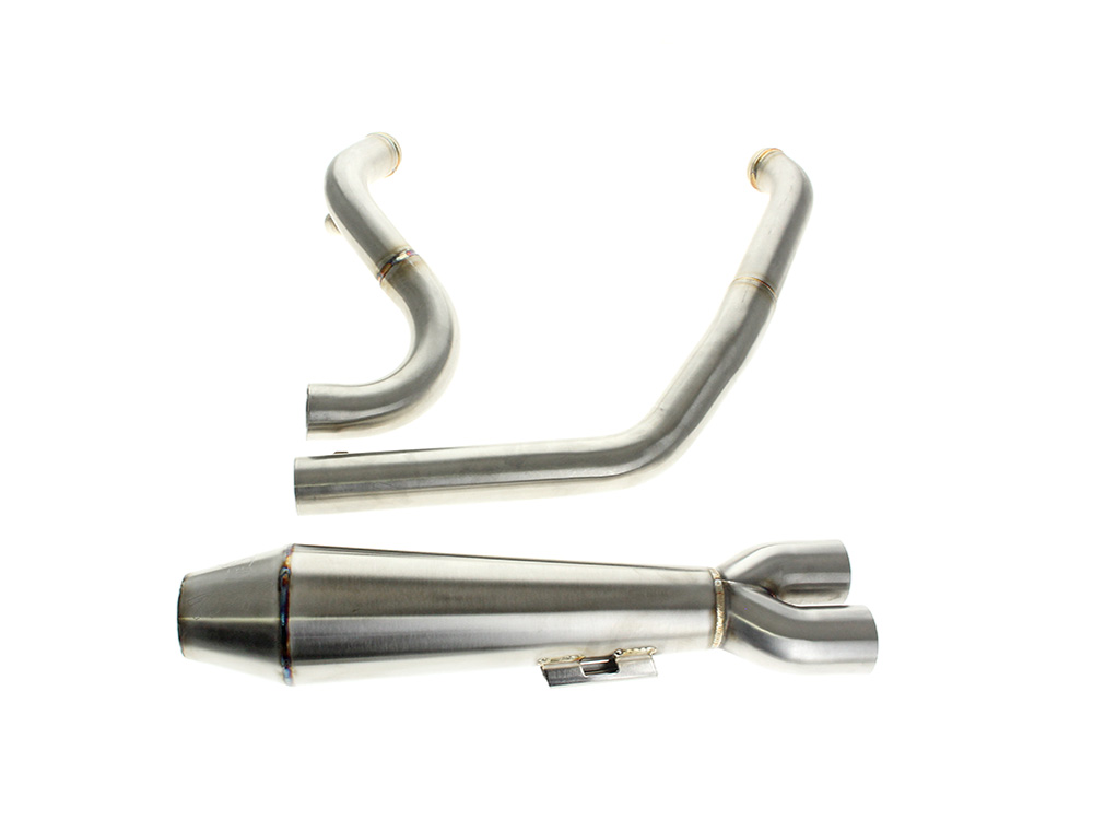 TWO BROTHERS RACING EXHAUST Megaphone Gen II 2-into-1 Exhaust – Stainless Steel. Fits Touring 2017up
