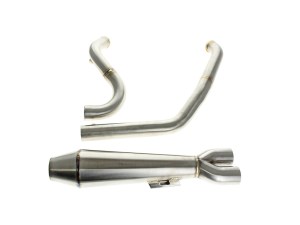 TWO BROTHERS RACING EXHAUST Megaphone Gen II 2-into-1 Exhaust – Stainless Steel. Fits Touring 2017up TWO BROTHERS RACING EXHAUST Megaphone Gen II 2-into-1 Exhaust – Stainless Steel. Fits Touring 2017up