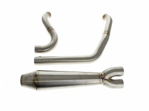 TWO BROTHERS RACING EXHAUST Megaphone Gen II 2-into-1 Exhaust – Stainless Steel. Fits Softail 2025up with Non-240 Rear Tyre TWO BROTHERS RACING EXHAUST Megaphone Gen II 2-into-1 Exhaust – Stainless Steel. Fits Softail 2025up with Non-240 Rear Tyre