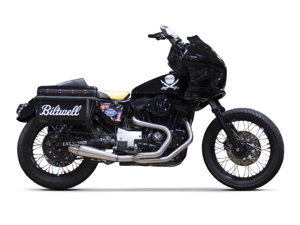 TWO BROTHERS RACING EXHAUST Megaphone Gen II 2-into-1 Exhaust – Stainless Steel. Fits Sportster 1986-2003.