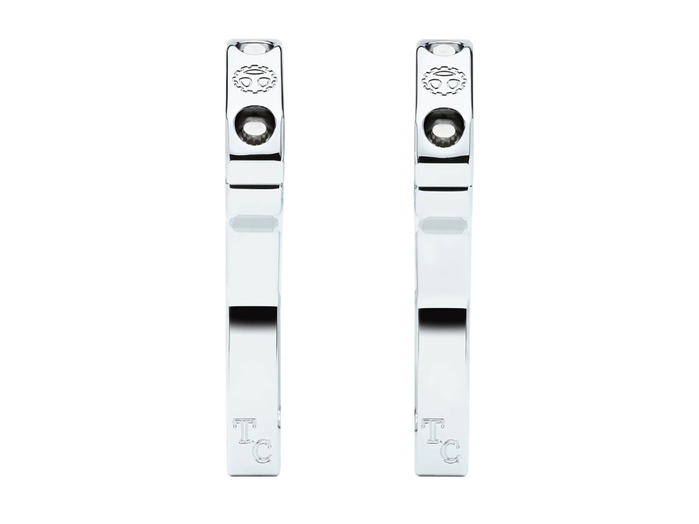 Todds Cycle 6in. Pullback Two Piece Riser Kit – Chrome. Fits 1-1/8in. Handlebar.