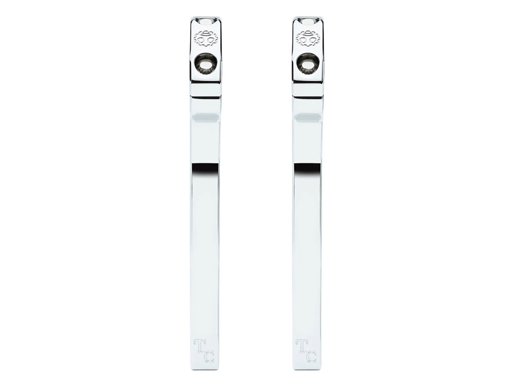 Todds Cycle 10in. Pullback Two Piece Riser Kit – Chrome. Fits 1-1/8in. Handlebar.