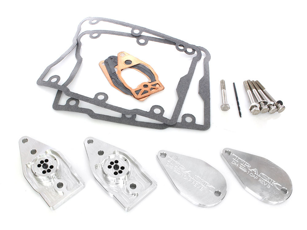 Trask Performance Mystfree Rocker Box / Cylinder Head Breathers. Fits Twin Cam 1999-2017.