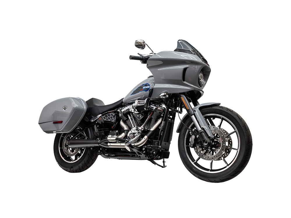 Trask Performance Assault 2-into-1 Exhaust – Black. Fits Heritage Classic and Low Rider ST 2025up