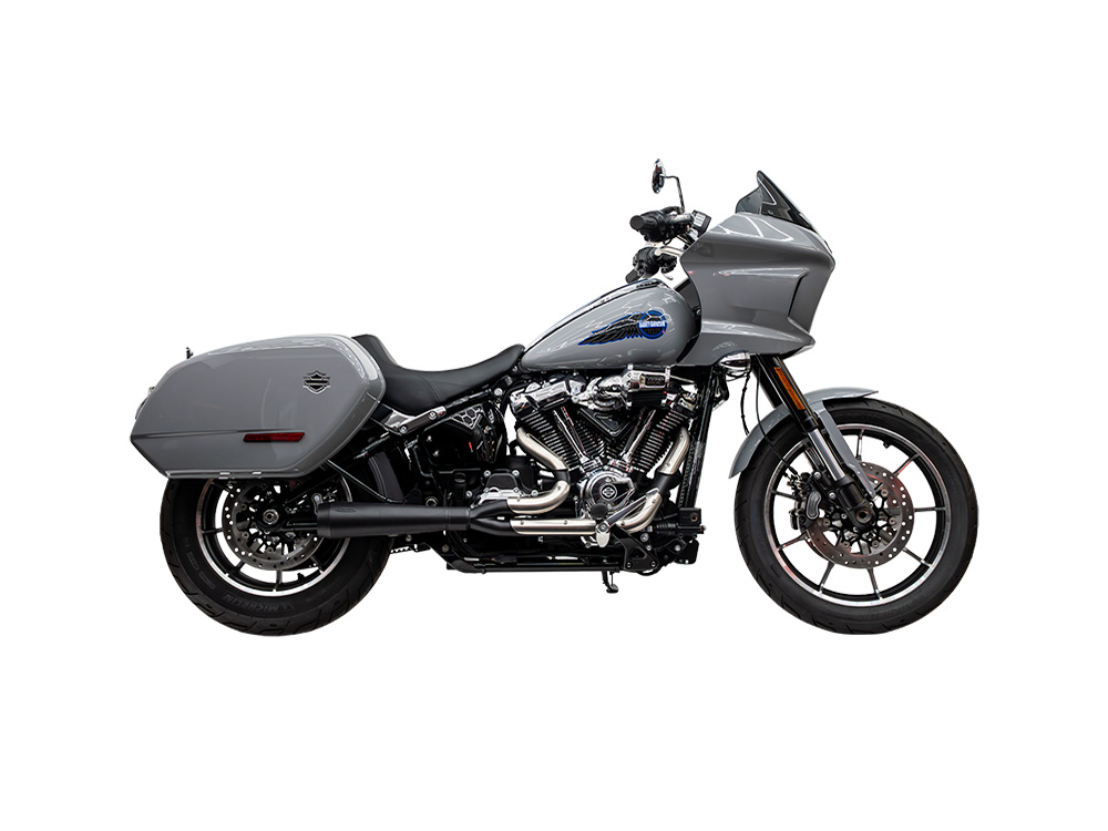 Trask Performance Assault 2-into-1 Exhaust – Black. Fits Heritage Classic and Low Rider ST 2025up