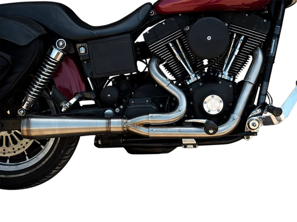 Trask Performance Assault 2-into-1 Exhaust – Stainless Steel. Fits Softail 2018up.
