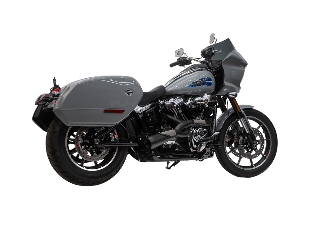 Trask Performance Big Sexy Performance 2-into-1 Exhaust – Black. Fits Softail 2018up.