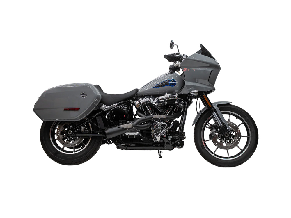 Trask Performance Big Sexy Performance 2-into-1 Exhaust – Black. Fits Softail 2018up.