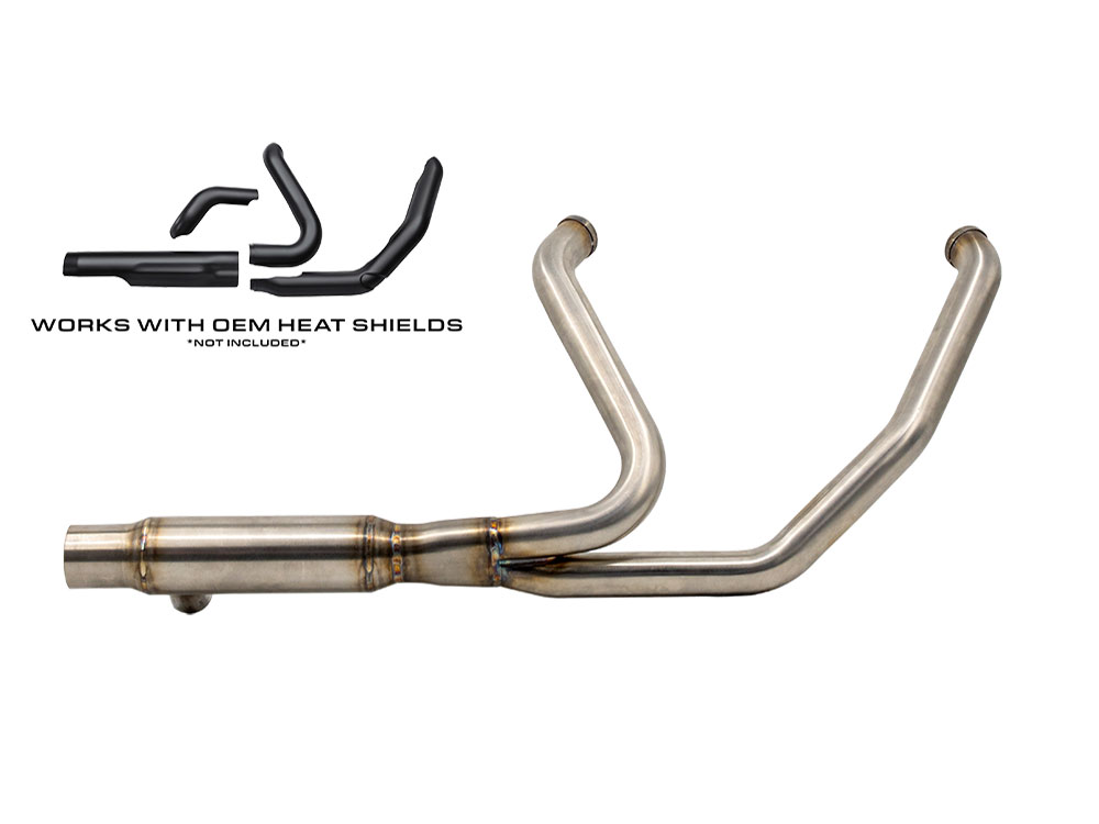 Trask Performance Hide-Away Performance Headers with 2.5in. Collector – Chrome. Fits Touring 2017up.