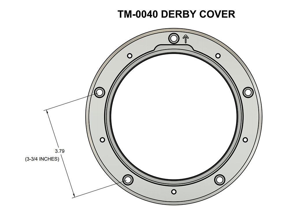 Trask Performance Assault Clear Derby Cover – Gloss Black. Fits Softail 1999-2018, Dyna 1999-2017 & Touring 1999-2015.
