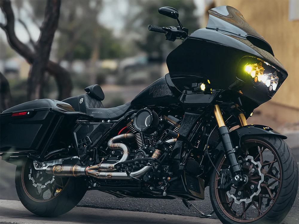 Trask Performance Assault Clear Air Cleaner Kit – Gloss Black. Fits Touring 2017-2024 & Softail 2018-2024