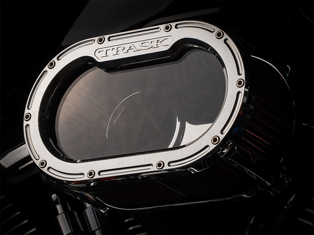 Trask Performance Big Papi Air Cleaner Kit – Chrome. Fits Touring 2017-2024 & Softail 2018-2024