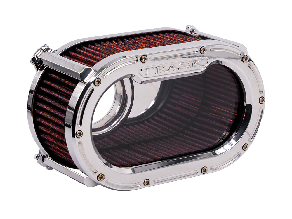 Trask Performance Big Papi Air Cleaner Kit – Chrome. Fits Touring 2017-2024 & Softail 2018-2024