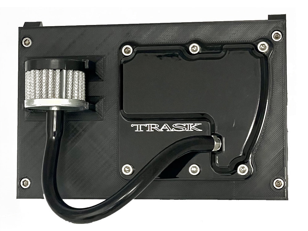 Vented Trans Top Cvr; M8%2717up Blk