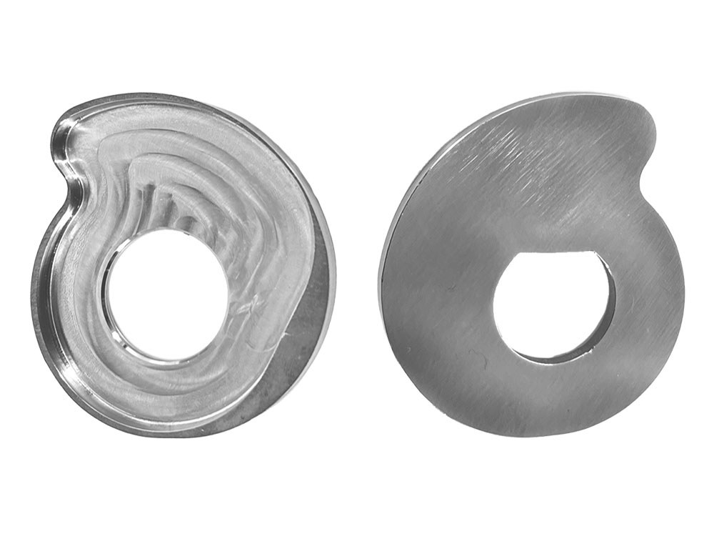 Trask Performance Rear Axle Adjusters – Stainless Steel. Fits Touring 2020up.