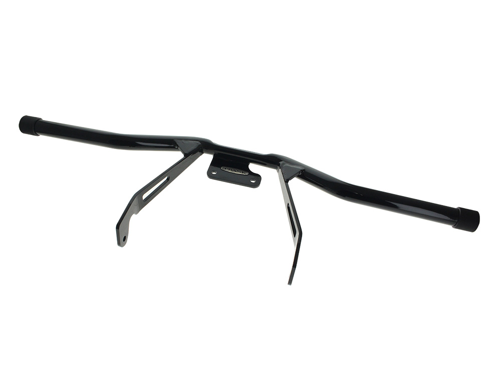 Trask Performance Assault Front Crashbar – Gloss Black. Fits Touring 2018-2023.