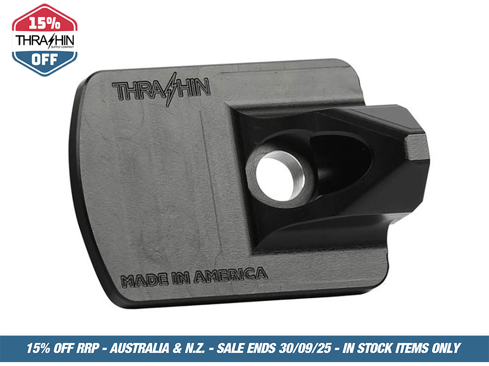 Thrashin Supply Brake Pedal Pad Mount – Black.