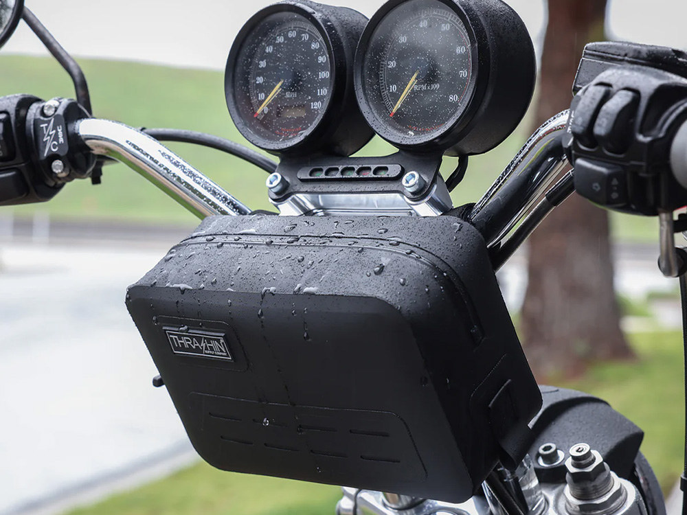 Thrashin Supply Waterproof Handlebar Bag – Black