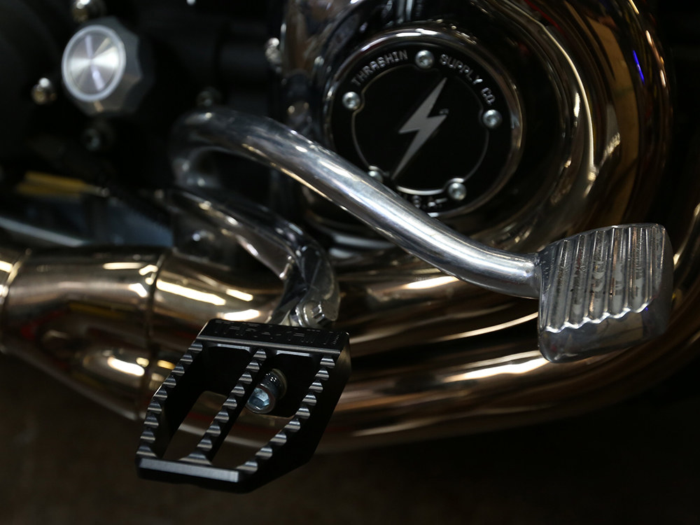 Footpegs; Militant, Blk, HD Clevis