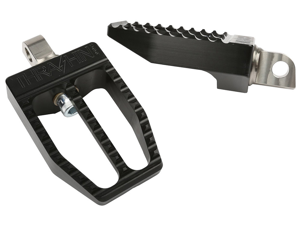 Footpegs; Militant, Blk, HD Clevis