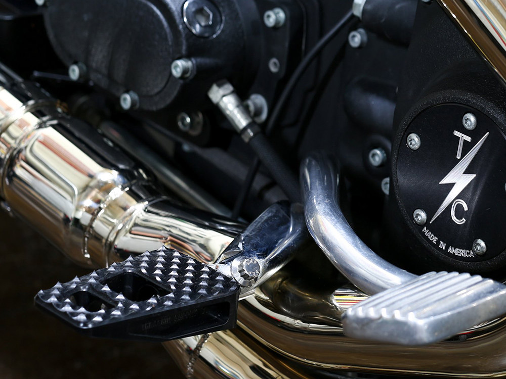 Footpegs; P-54, Blk, HD Clevis