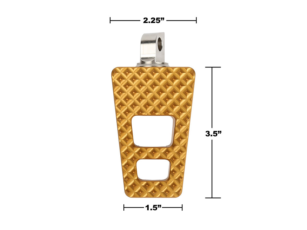 Thrashin Supply P-54 Footpegs with HD Male Mount – Black.